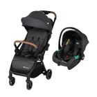 BÉBÉ CONFORT BEBECONFORT Sunlite Duo Poussette ultra compacte, confortable et lègère, dès la naissance jusqu'à 4 ans, 0 à 22 kg, Mineral Graphite