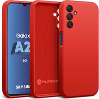 Coque pour Samsung Galaxy A25 5G, Housse en Silicone de Qualité,Etui Compatible avec (Rouge, Samsung A25 5G)