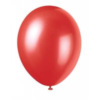 LOT de 50 ballons nacrés métallique ROUGE 100% latex - 30 CM anniversaire fête mariage  - Haute qualité 
