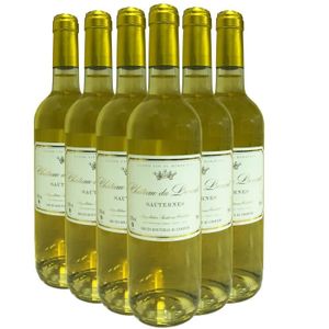VIN BLANC Château du Levant Sauternes Blanc 2022 - Lot de 6x