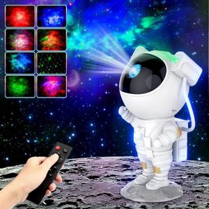 Lampe projecteur de galaxie AC1 ciel étoilé veilleuse décorative  d'astronaute blanc - Achat & prix