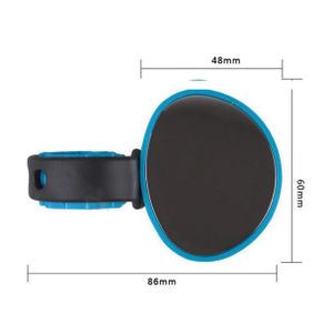 KENANLAN 2 pcs r/étroviseurs de Bicyclette Miroir de Guidon Rotatif Universel de 360 ??degr/és pour Le v/élo de Route