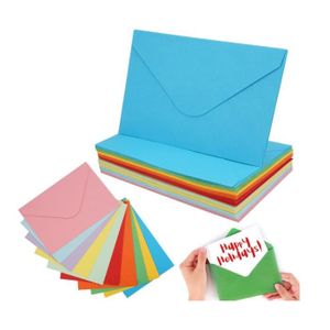 Ensemble d'enveloppes de couleur unie, 20 pièces, 6x4.9 pouces