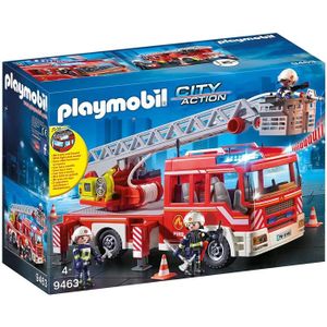 VOITURE - CAMION Jouet - Playmobil - Camion de Pompiers avec Échell