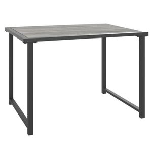 TABLE BASSE JARDIN  BLL Table de jardin anthracite 55x40x37 cm acier 7592068045688