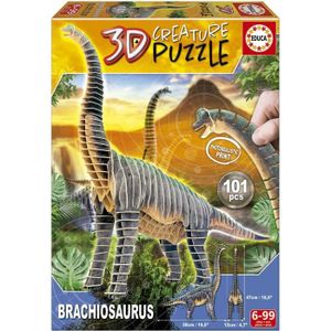 PUZZLE Puzzle 3D Brachiosaurus - EDUCA - 112 pièces - A p