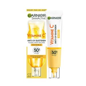 SOLAIRE CORPS VISAGE Garnier Vitamine C Anti-UV Quotidien Invisible SPF