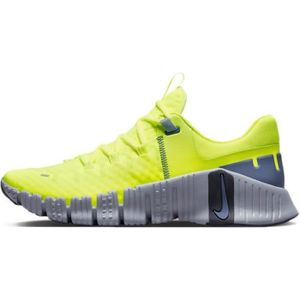 CHAUSSURES DE RUNNING Basket Nike FREE METCON 5 - Jaune, Gris - Homme - Fitness - Réf. DV3949-700