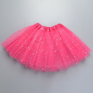Tutu de ballet fzLake rose pour enfants, mini jupe en tulle