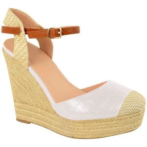 Sandale espadrille compensée