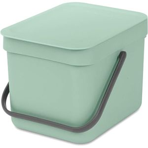COMPOSTEUR - ACCESSOIRE Composteur Cuisine - TRAHOO - Sort & Go 6L - Poignée De Transport - Petite Poubelle Compost De Table