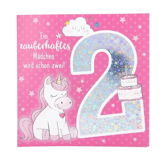 Depesche 11515-010 - Tarjeta De Número De 5 Cumpleaños Con