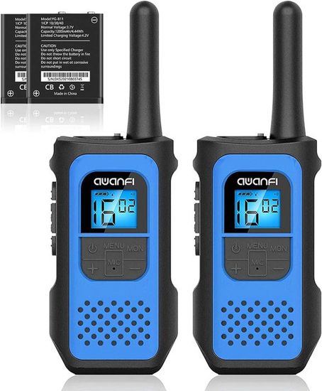 Talkie Walkie Enfants avec Vidéo, 2 Talkies Walkies Rechargeable avec écran d'affichage, Vidéo & Caméra
