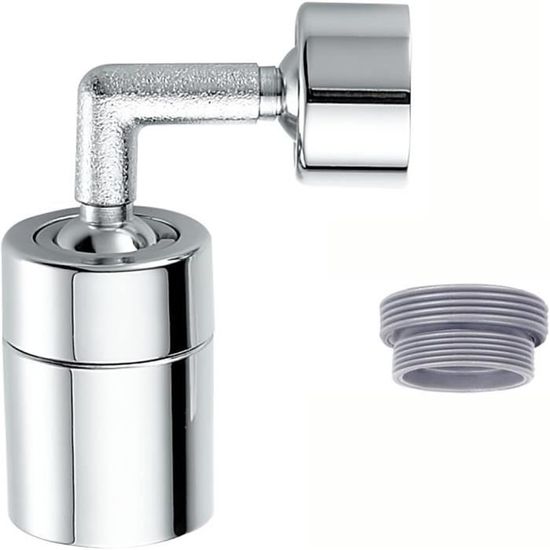 Aérateur de robinet d'évier pivotant à 720 ° avec filtre anti