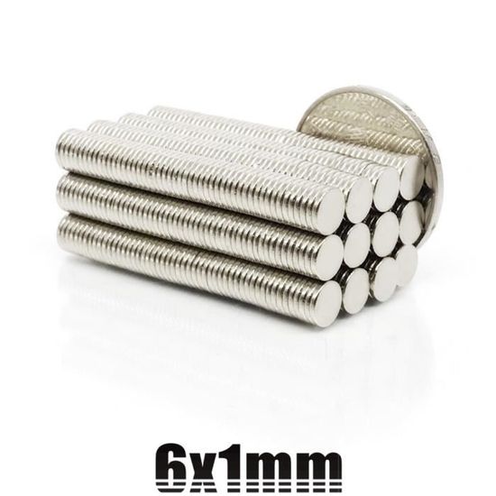 Lot De 50 Aimants Néodyme N50 Ronds 5x1 Mm - Super Puissants - Neufs Origine France