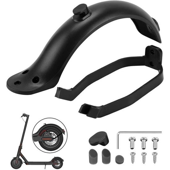Garde-Boue Arrière Pour Trottinette Électrique Avec Feu Arrière LED – Protection Anti-Éclaboussures, Visibilité Nocturne, Installation Facile – Compatible MAX G30D