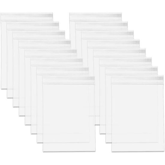 Lot De 500 Sachets Plastique Refermables - Petits Sacs à Fermeture Zip Pour Rangement