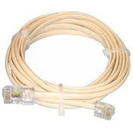 Câble Téléphone 3 Mètres – Fiche RJ11 Et Prise En T – Pour Connexion D’appareils Téléphoniques - 8