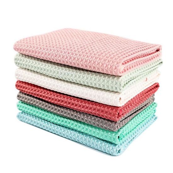 Chiffons Microfibre Nettoyage Lot De 5 Chiffons Microfibre - Nettoyage Voiture, Vitres, Cuisine - Hautement Absorbants Chiffons Lavables Multi- Usages