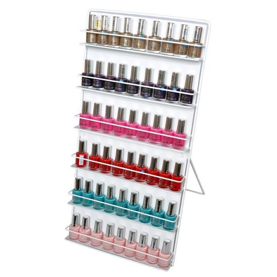 Présentoir Pour Vernis à Ongles Blanc Achat Vente