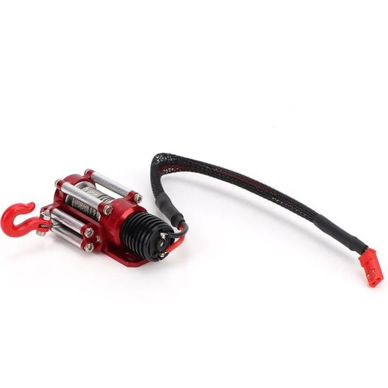Treuil RC électrique En Métal Avec Télécommande – Pour Crawler 1/10 Traxxas HSP Redcat Axial SCX10 D90 – 2,5-3 Kg De Traction