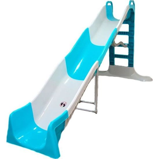 GEANT Grand toboggan d'extérieur glisse de 400 cm Gris Cdiscount Jeux