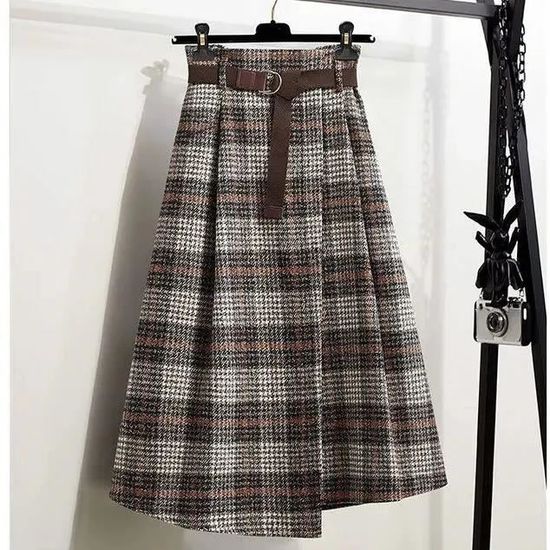 Jupe Longue Crayon à Carreaux – Taille UK10/12, Sans Marque, Neuve Sans étiquettes