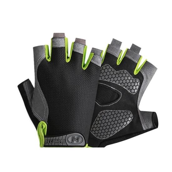 Gants Vélo Sport PRO'line Paume Antidérapante - Blanc Italie XXL