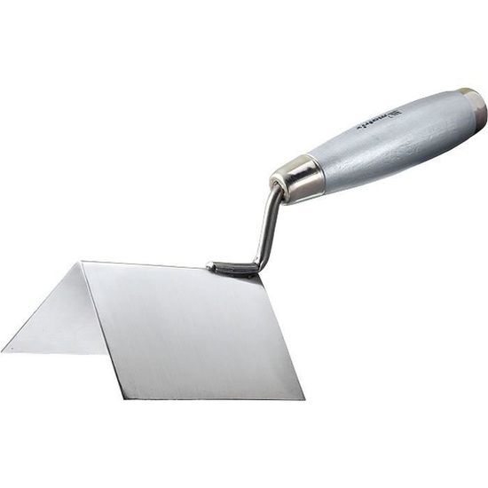 Truelle D'Angle Extérieur Marshalltown Acier - Rayon Angulaire Pour Béton Et Escaliers 127x64 Mm