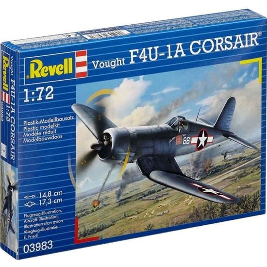 Maquette REVELL Model-Set Vought F4U-1D CORSAIR - Garçon - A partir de 10 ans