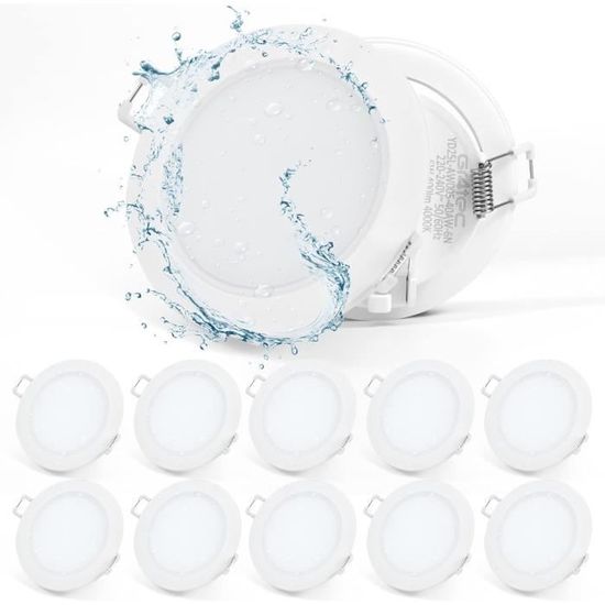 Spot Led Encastrable Salle De Bain Ip65 Etanche 12v