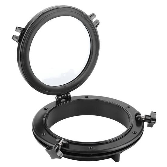 Hublot Marine Rond 10″ – Verre Trempé + Acier Inox 316 – Étanche, Pour Bateau, Yacht, Caravane