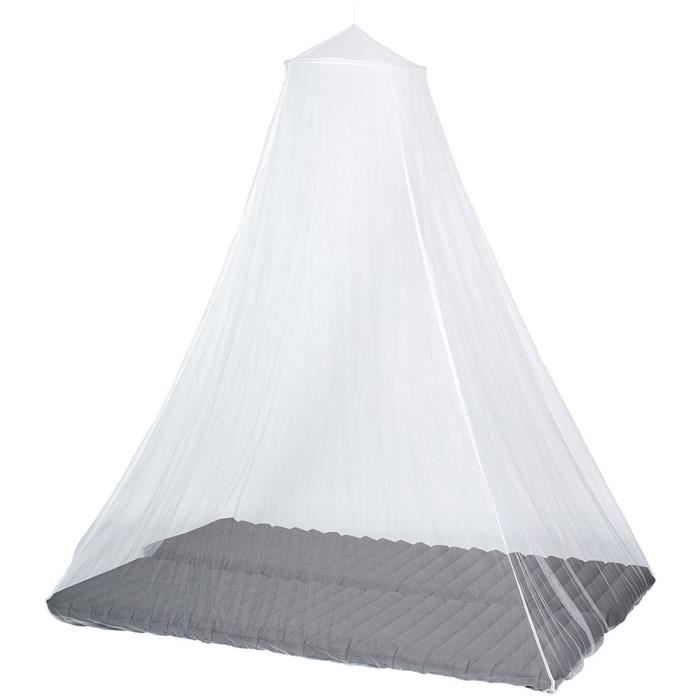 ABBEY CAMP Moustiquaire 2 personnes - 100% maille polyester - Pour lit jusqu'à 210x200cm - Sac 100% polyester