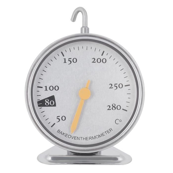 Thermomètre de four large cadran cuisine 50 à 280 en acier inoxydable-YIG