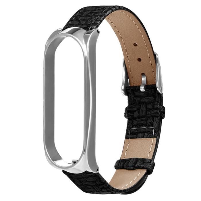 bracelet de montre vendu seul Pour Xiaomi Mi Band 4 Business Bracelet en cuir léger pour montre-bracelet intelligent