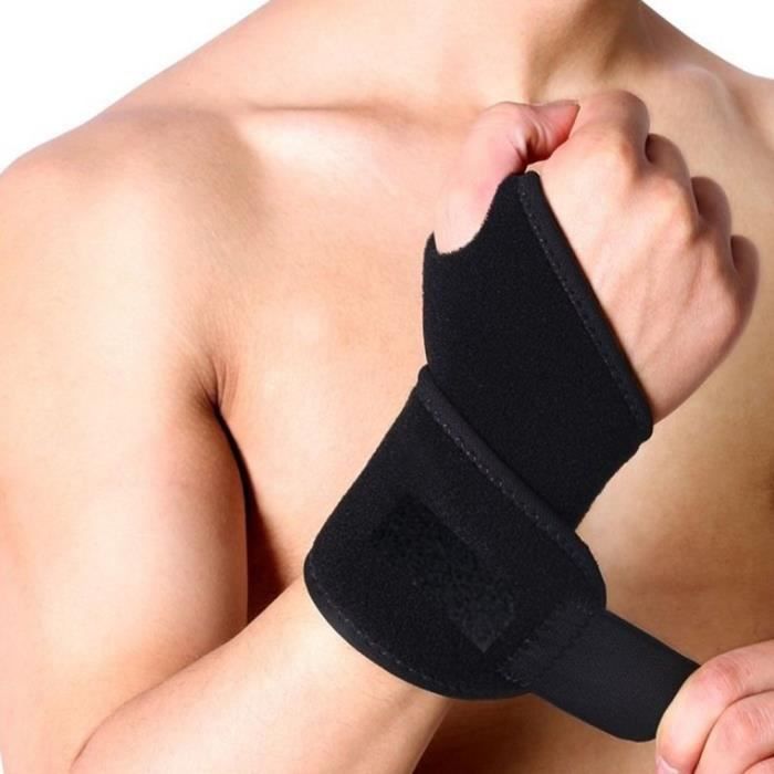 Protection sportive 2 PCS poignet garde bande soutien orthèse tunnel carpien entorses souche sangle de gym NYH80728894_cbas