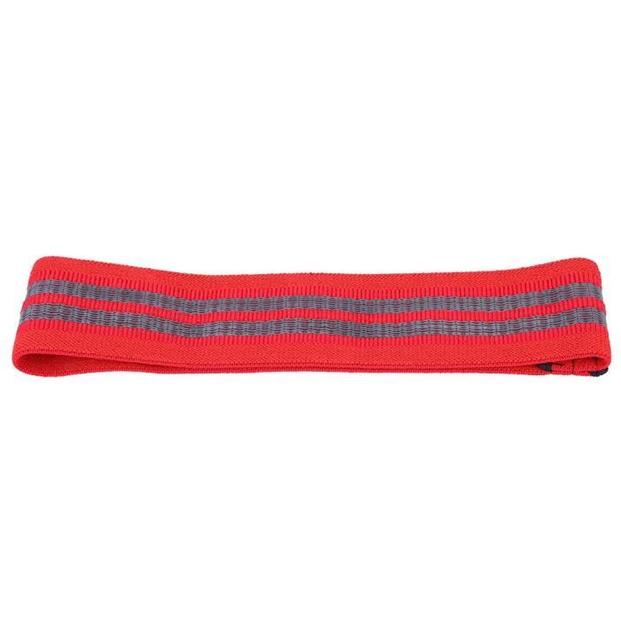 Bandes d'exercice de fessier de hanche de résistance pour l'entraînement des cuisses et des jambes (rouge, M)-SPR