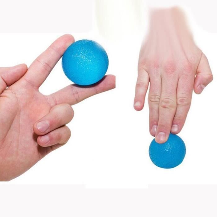 1 pièces élastique Silicone poignée balle plus vieux doigt rééducation Massage Ofiice soulagement de - Modèle: Rouge -