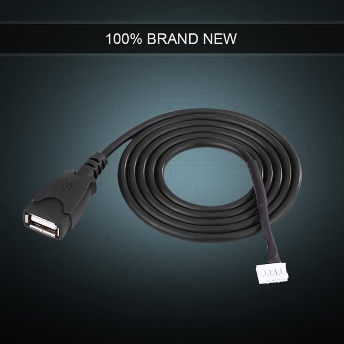 Câble USB de voiture pour Peugeot Peugeot 307 Citroen C2 C3,Câble adaptateur USB pour autoradio avec outils de retrait