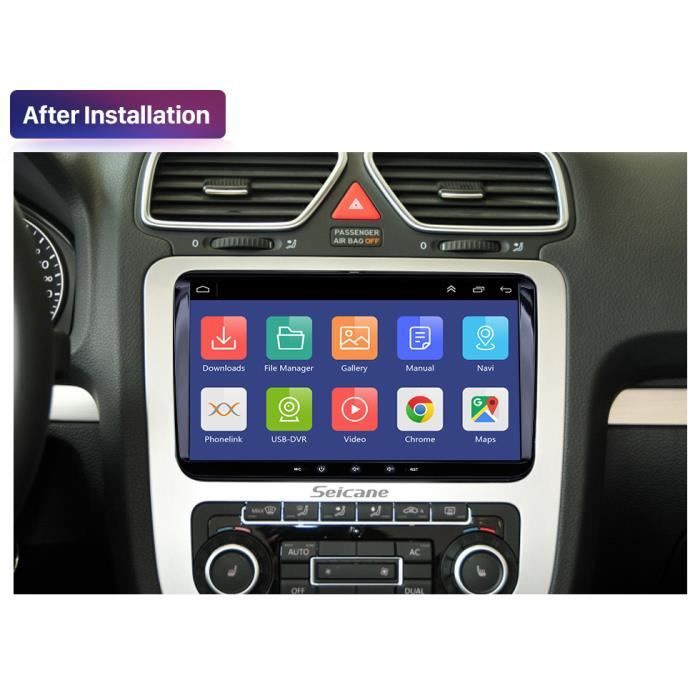 Autoradio 2Din Android 10.0 pour VW / Volkswagen / Golf / Polo / Tiguan / Passat / b7 / b6 / leon / Skoda / Octavia autoradio GPS ra