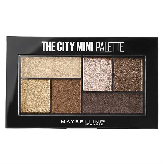 Maybelline New York The City Mini Palette Fards à Paupières 400 Rooftop Bronzes or