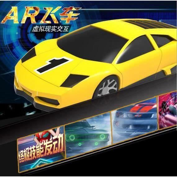 REALITÉ AUGMENTÉE AR Racing Car avec des flashs réels des sauts des vibrations un jouet de poche pour Iphone iPad Téléphone Android