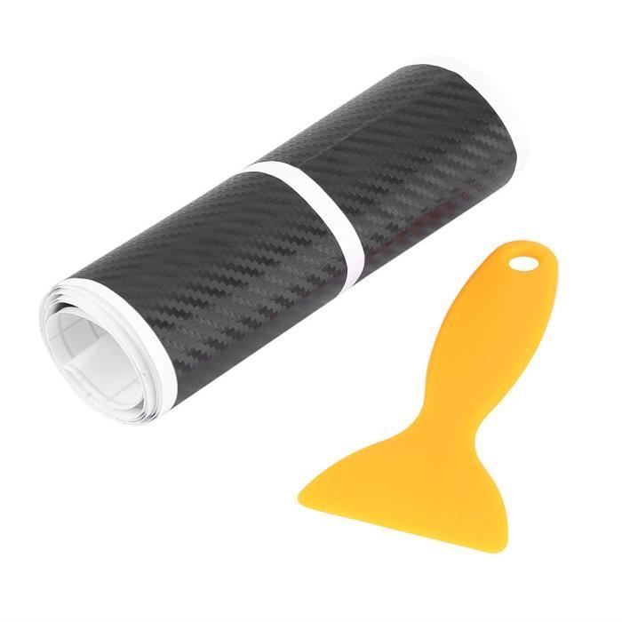 ARAMOX couvercle de plaque de protection 4 pièces en Fiber de carbone Anti-rayures voiture seuil de porte autocollant plaque de
