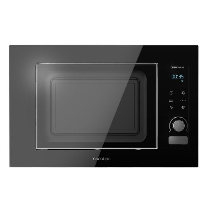 Cecotec Microondas Encastrable GrandHeat 2090 Built-In Touch Black. 800 W, 20 L, Digital