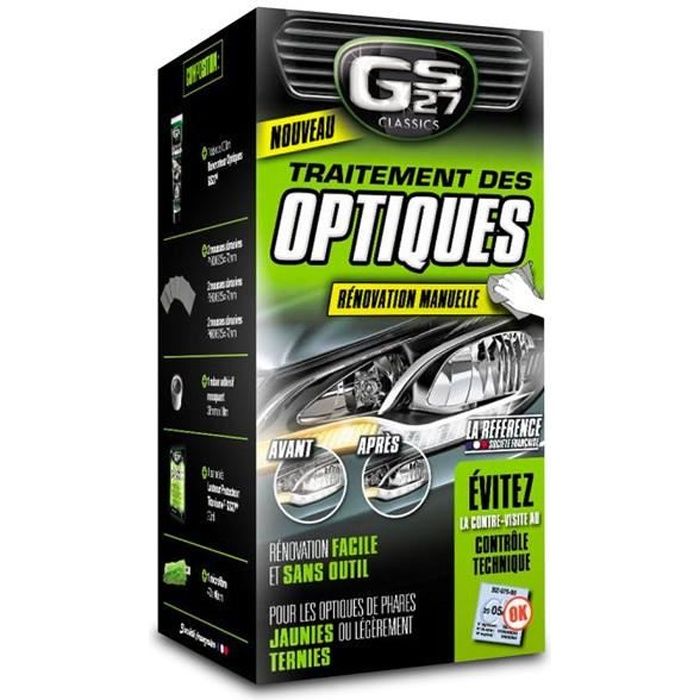 GS27 Traitement des Optiques - Renovation Manuelle - 10 pièces
