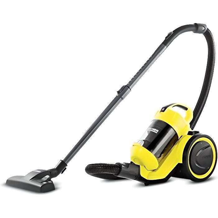 Kärcher Aspirateur sans sac VC 3 (Filtre Hepa 12, Position Parking, Classe énergétique A, 700 W)