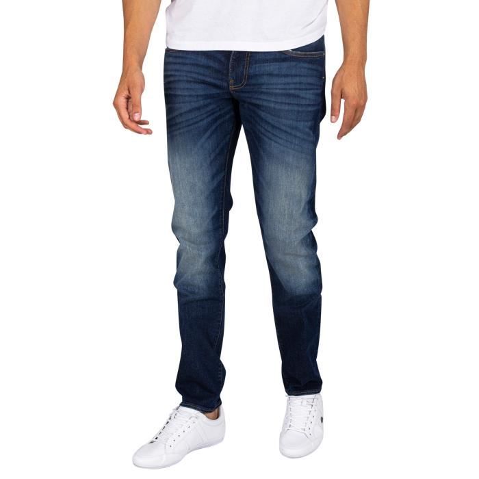 Jean Slim Fit Armani Exchange pour homme, Bleu