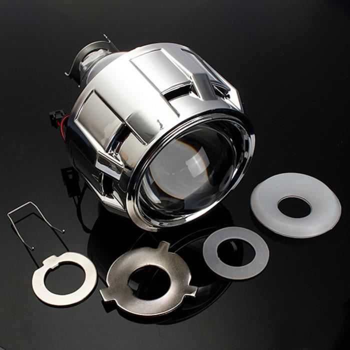NEUFU 2.5" Xénon Bi-xénon HID KIT Projecteur Phare Lentille Angels Eyes Auto H1 H4 H7