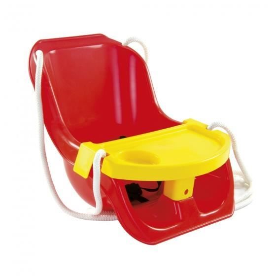 Paradiso Toys siège pivotant 2 en 1 rouge/jaune