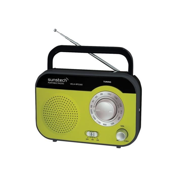 Sunstech RPS560 Radio portable vert